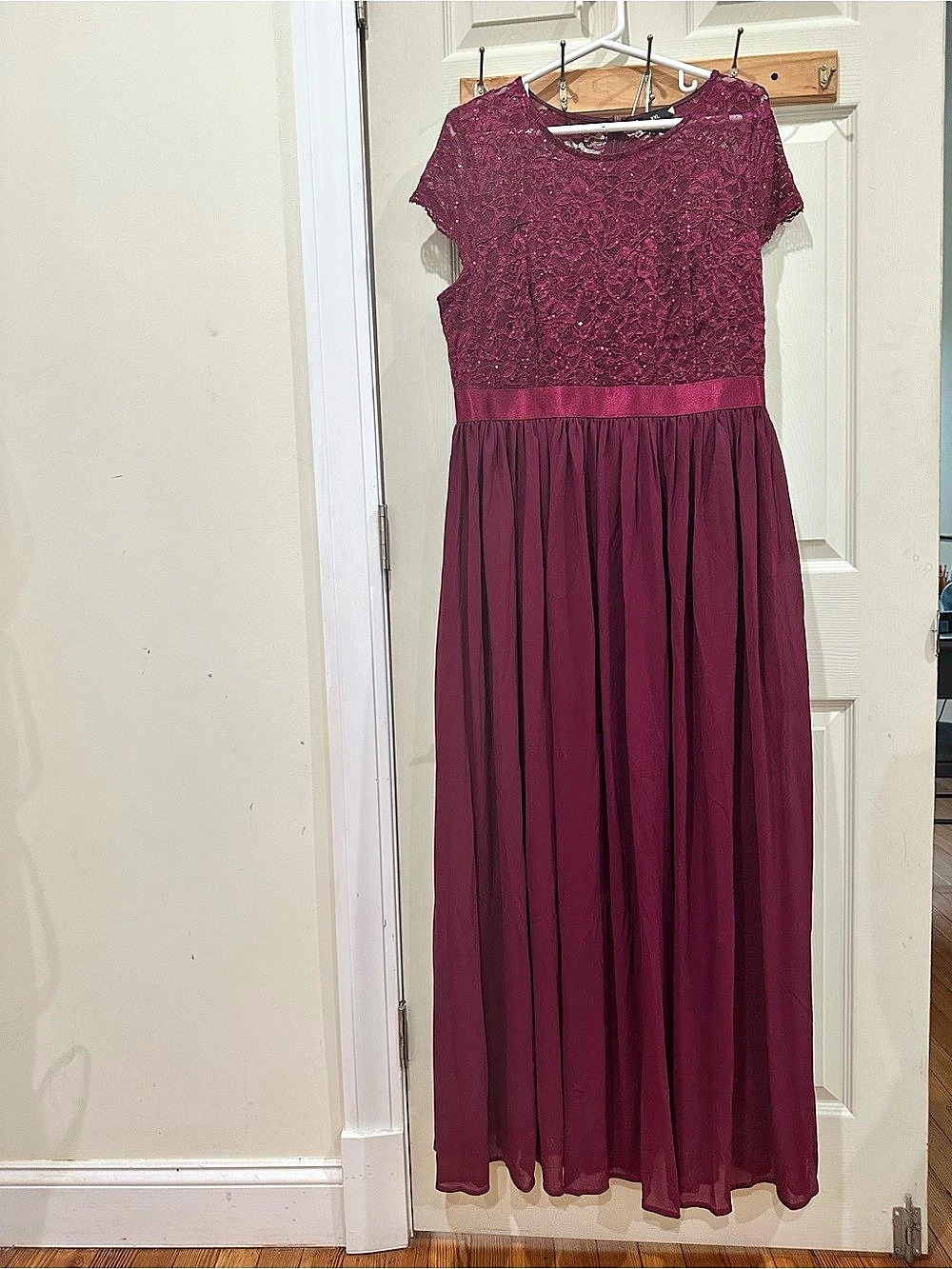 Burgundy Maxi Dress Like New
